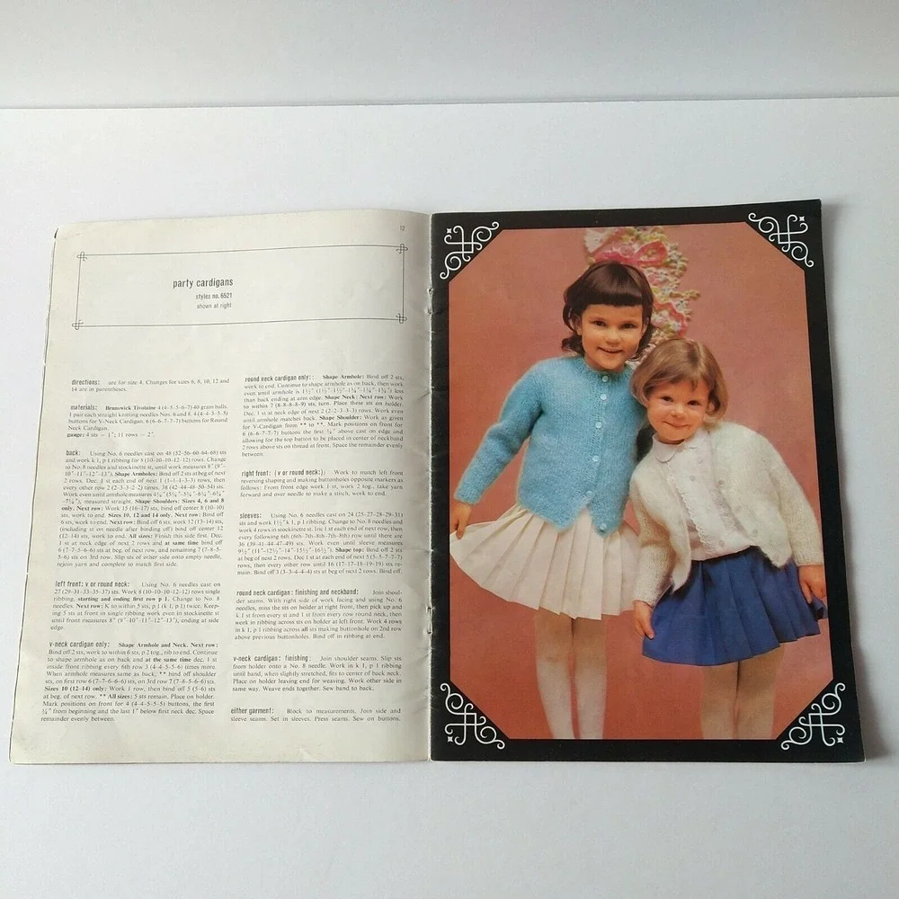 Brunswick Volume 626 Wonderland – 1968 Vintage‎ Kids' Knitting Pattern Booklet
